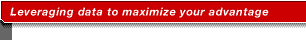 Leveraging data to maximize your advantage